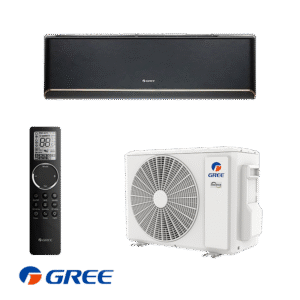 Инверторен климатик Gree Airy GWH09AVCXB-K6DNA1B - черен